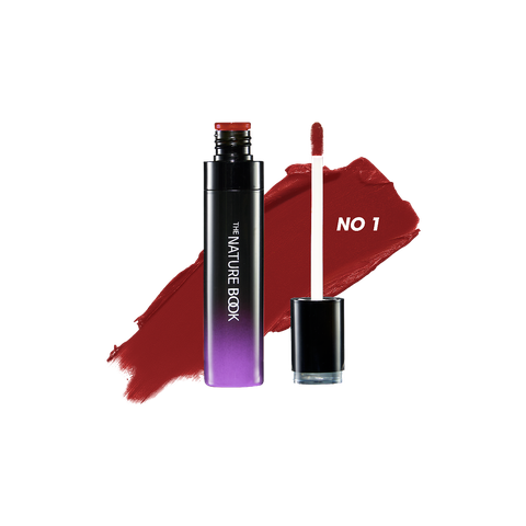 Son dưỡng ẩm, tạo màu cho môi,bảo vệ môi (The NATURE BOOK SOFT VELVET TINT No.1 ROSE LOVER). Dung tích 5ml.