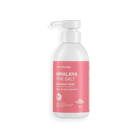 Sữa tắm làm sạch,dưỡng ẩm,dưỡng trắng da,làm cho da mềm mịn(THE NATURE BOOK HIMALAYA PINK SALT SCRUB BODY WASH), Dung tích 300ml.