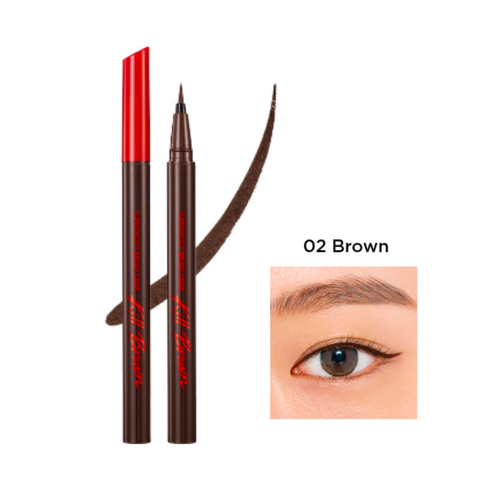 Bút kẻ mắt CLIO Superproof Brush Liner 02 Brown