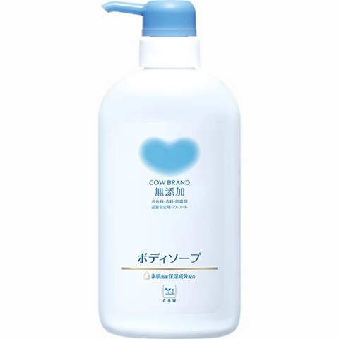 Sữa tắm mền mịn và dưỡng ẩm cho da nhạy cảm COW Additive Free Body Soap 500ml - 4901525011457
