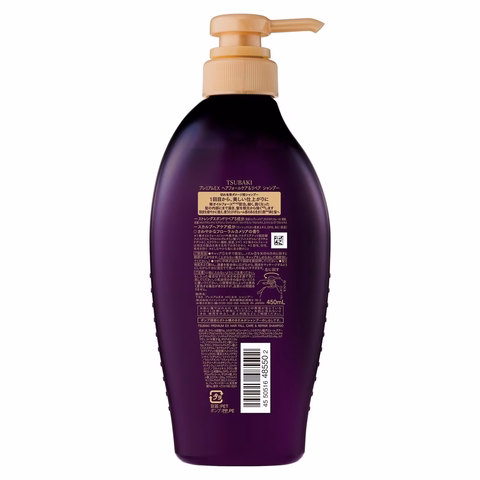 TSUBAKI Dầu gội phục hồi & ngăn gãy rụng 450ml (TSUBAKI PREMIUM EX HAIR FALL CARE & REPAIR SHAMPOO)