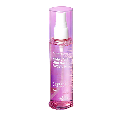 Xịt khoáng dưỡng ẩm,làm trắng,cung cấp dưỡng chất cho da tươi sáng hơn( THE NATURE BOOK HIMALAYA PINK SALT FACIAL MIST),Dung tích 100ml
