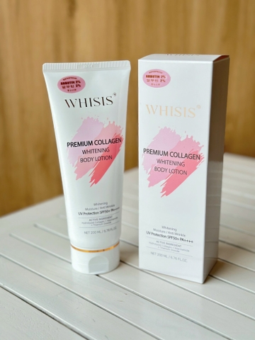 WHISIS - Kem dưỡng thể Premium Collagen Whitening Body Lotion 200ml