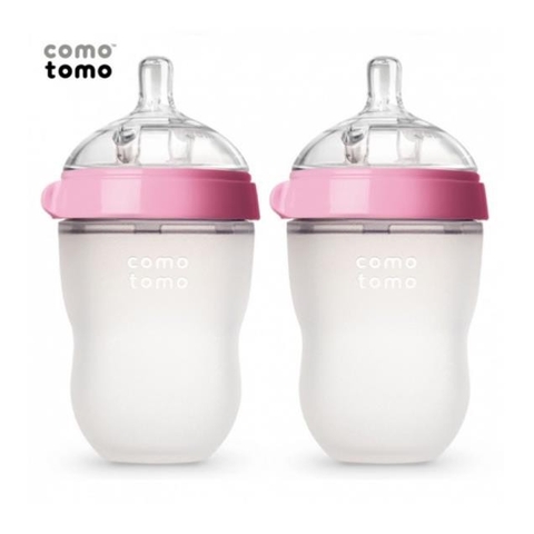 Bộ 2 bình sữa Comotomo chính hãng 150/250ml