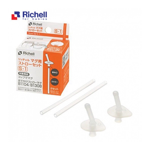 Ống hút thay thế cho cốc tập uống 3 giai đoạn Richell S-1