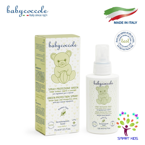 Xịt xua muỗi chiết xuất tía tô đất và cây phong lữ BABYCOCCOLE 125ml 0M+ dành cho bé