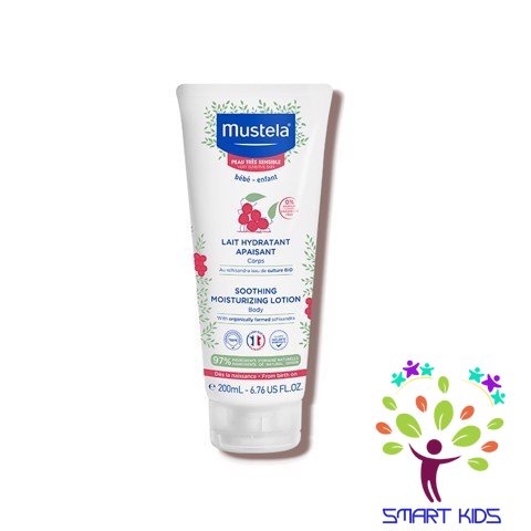 Lotion Dưỡng Thể Da Rất Nhạy Cảm MUSTELA Soothing Moisturizing Body Lotion 200ml