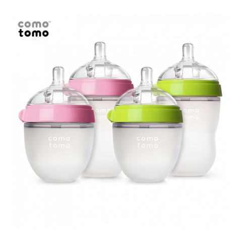 BÌNH SỮA SILICONE COMOTOMO 150ml/250ml