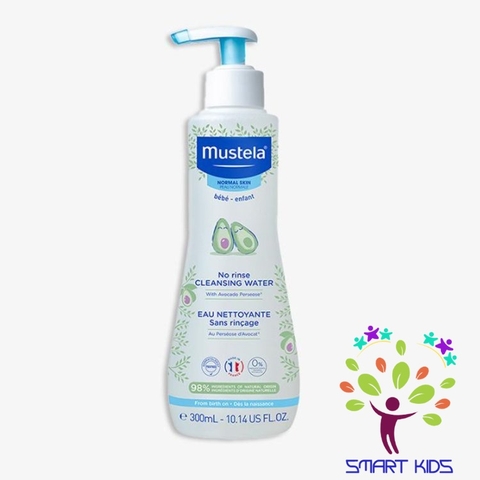 Gel tắm khô MUSTELA Nước Làm Sạch Không Cần Rửa Lại MUSTELA No Rinse Cleansing Water 300ml