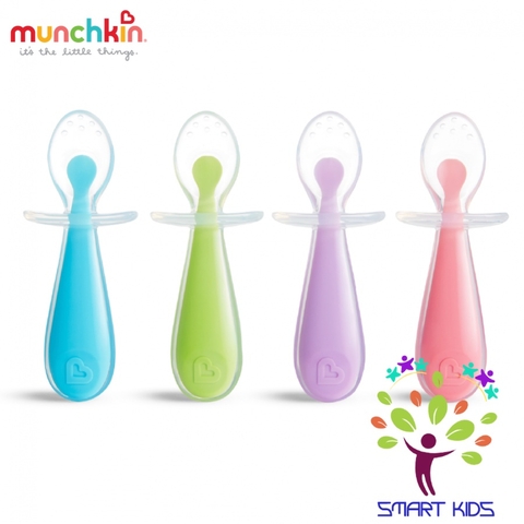 BỘ 2 THÌA SILICONE TẬP XÚC CHỐNG HÓC MUNCHKIN