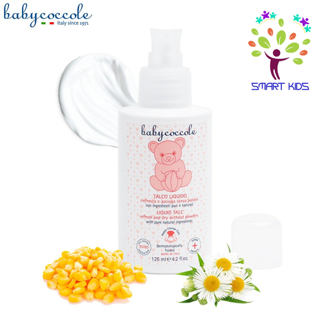 Phấn rôm nước cho bé Babycoccole LIQUID TALC 125ml