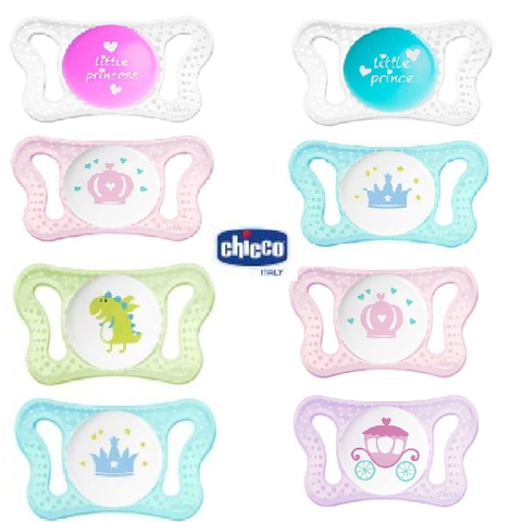 Bộ 2 ti giả chuyên biệt cho trẻ sơ sinh Chicco Micro 0-2m