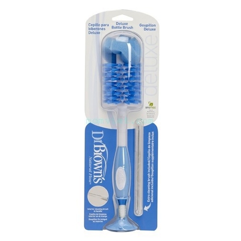 Cọ bình sữa siêu mềm Dr Brown's Deluxe(cọ lớn và cọ van khí)