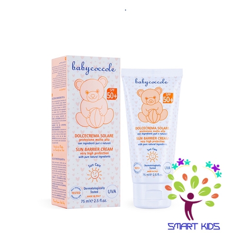 Kem chống nắng BABYCOCCOLE 0M+ an toàn cho trẻ sơ sinh & em bé da nhạy cảm SPF 50+