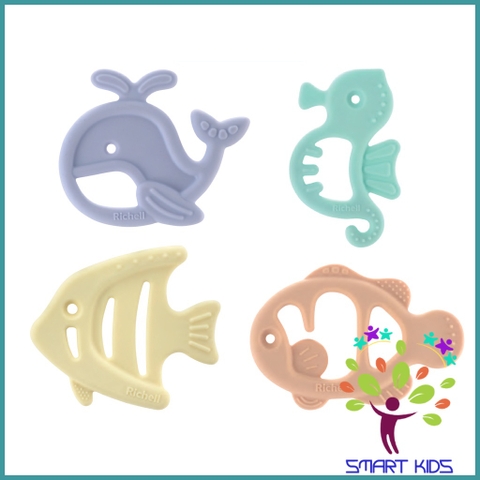 Gặm nướu silicone nguyên khối Richell Nhật Bản