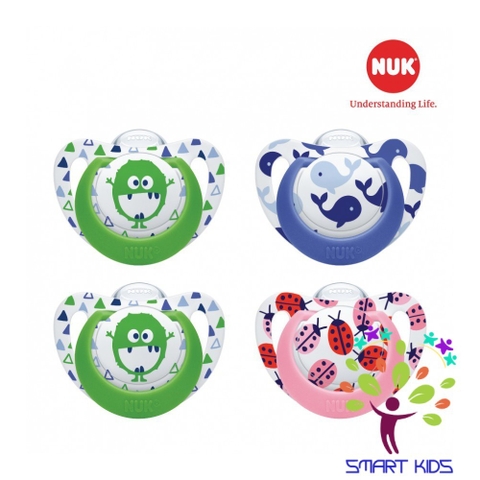 Bộ 2 Ti Giả NUK Genius Silicone