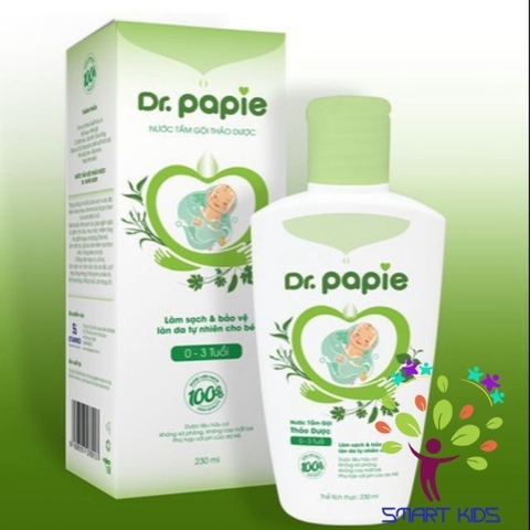 Nước Tắm Thảo Dược Dr Papie Cho Bé Giúp Ngăn Ngừa Và Giảm Các Vấn Đề Về Da