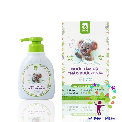 Nước Tắm Gội Thảo Dược Mipbi 250ml