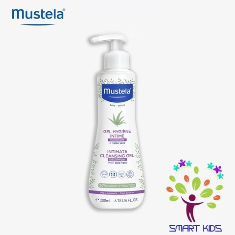 Gel Vệ Sinh Vùng Kín Cho Trẻ Sơ Sinh Em Bé & Mẹ MUSTELA  Intimate Cleansing Gel 200ml