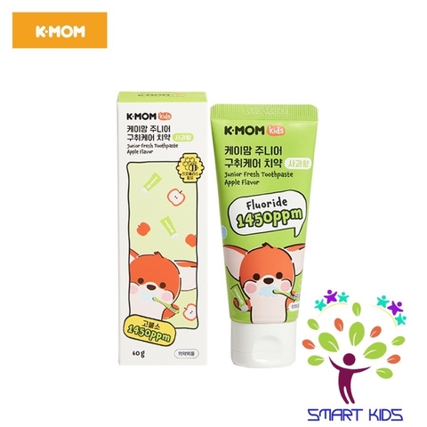 Kem đánh Răng Keo Ong K-Mom Vị Táo (5-9 Tuổi) (60g)