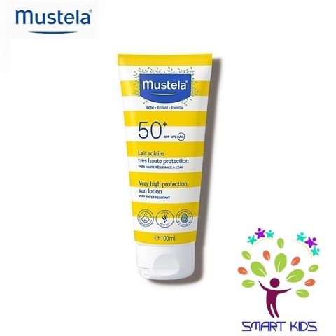 Kem Chống Nắng Cho Trẻ Sơ Sinh & Em Bé Very High Protection Sun Lotion MUSTELA 100ml