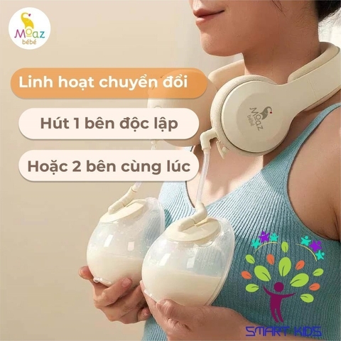Máy hút sữa di động kèm chườm ấm cổ Moaz BéBé MB-091
