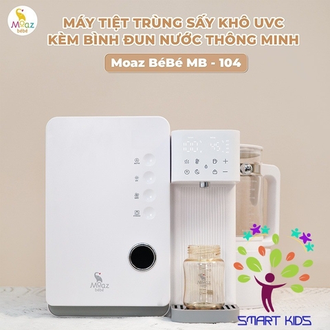 Máy tiệt trùng sấy khô UVC và đun nước thông minh Moaz BéBé MB-104