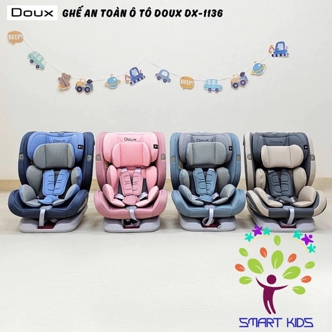 Ghế Ngồi Ô Tô Trẻ Em Doux Dx-1131 DX-1336 Quay 360 Độ Isofix