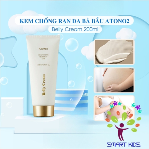 Kem Rạn Da Cho Bà Bầu ATONO2, Giúp Chống Rạn Da Trước Và Sau Sinh, Giảm Mờ Thâm Sẹo, Made in Korea