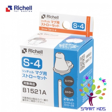 Bộ 2 đầu mút thay thế cho cốc tập uống Richell T.L.I 2in1