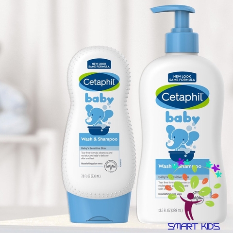 Sữa Tắm Gội Toàn Thân Cho Bé Cetaphil Baby  Wash & Shampoo