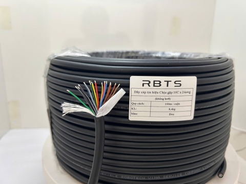 Dây cáp tín hiệu Chịu gập High flexible 16 lõi 20awg, 22awg, 24awg, 26awg - Không lưới