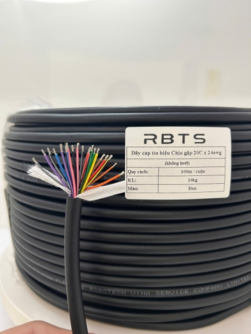 Dây cáp tín hiệu Chịu gập High flexible 20 lõi 22awg, 24awg, 26awg - Không lưới