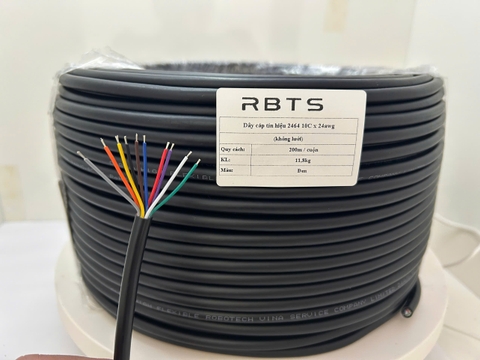 Dây cáp tín liệu 2464 10 lõi 20awg, 22awg, 24awg - không lưới