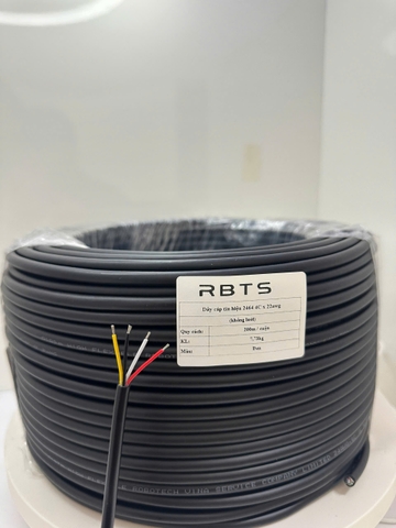 Dây cáp tín liệu 2464 4 lõi 14awg, 16awg, 18awg, 20awg, 22awg, 24awg, 26awg, 28awg, 30awg- không lưới