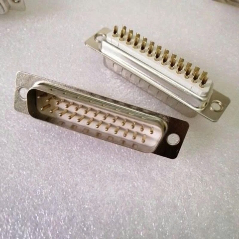 Đầu nối DB25 chân pin đực + cái - chân hàn mạ vàng
