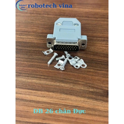 Đầu nối DB26 chân pin đực + cái - chân hàn mạ vàng