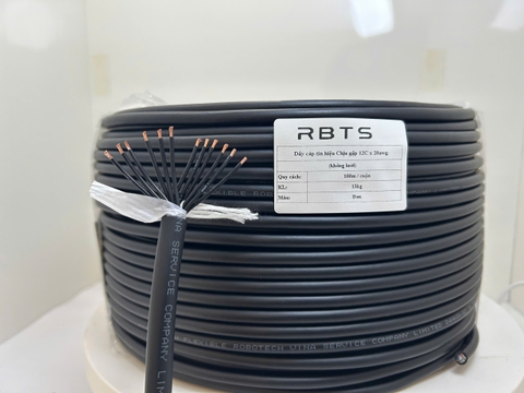 Dây cáp tín hiệu Chịu gập High flexible 12 lõi 20awg, 22awg, 24awg - Không lưới