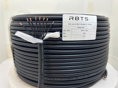 Dây cáp tín hiệu Chịu gập High flexible 8 lõi 20awg, 22awg, 24awg - Không lưới