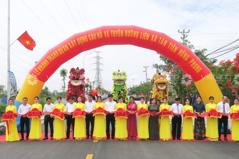 Dự Án Lễ Khánh Thành Cầu Hỗ Và Tuyến Đường Liên Xã Tân Tiến – Hồng Phong