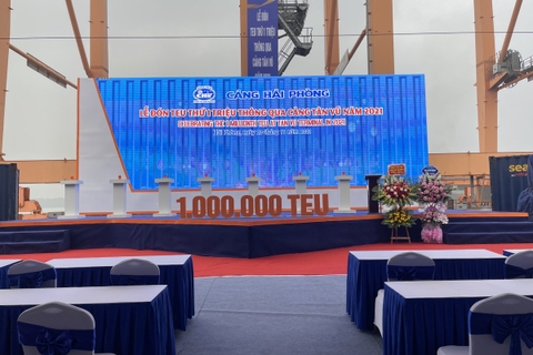 Dự Án Lễ Đón TEU Thứ 1 Triệu Cảng Tân Vũ Năm 2021