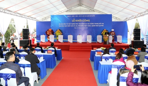 LỄ KHỞI CÔNG - Dự án đầu tư xây dựng khu tái định cư và chỉnh trang đô thị tại 226 Lê Lai - Ngô Quyền - Hải Phòng
