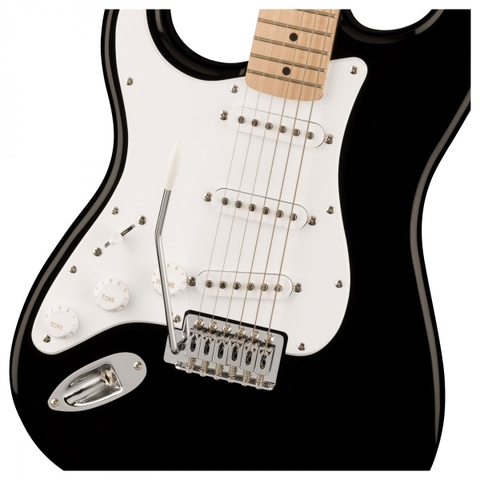 Đàn Guitar Điện Squier Sonic Stratocaster Left-Handed, Black w/Maple Fingerboard