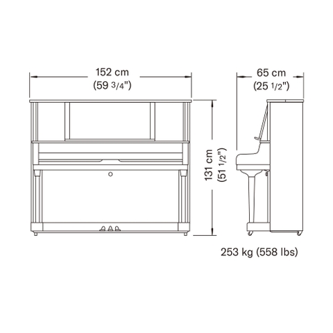 Đàn Piano Upright Yamaha YUS5