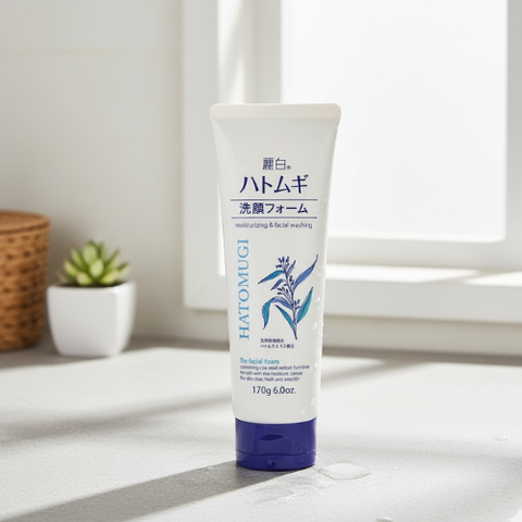 Sữa rửa mặt Kumano Reihaku Hatomugi trắng da 170g