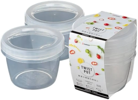 Set 2 hộp nhựa Nakaya tròn 500ml