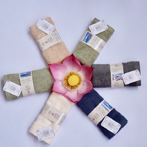 Khăn mặt Cotton S'Baby Unobaby 34x34 cm (nhiều màu)