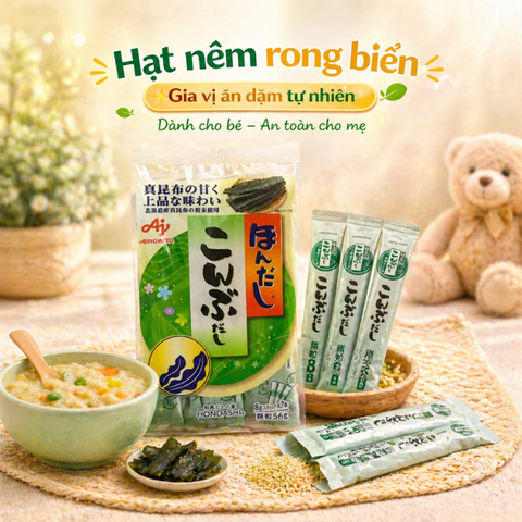 Hạt nêm Ajinomoto rong biển 56g/túi