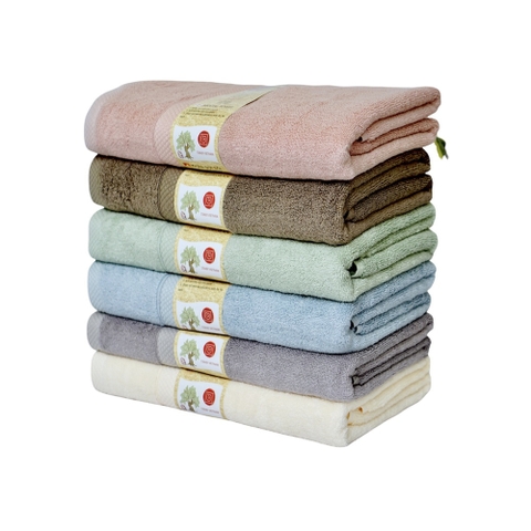 Khăn tắm sợi sồi S'Baby Uchibaby 60x120 cm (nhiều màu)