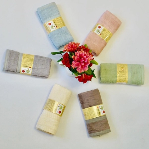 Khăn mặt Cotton S'Baby 34x34 cm (nhiều màu)